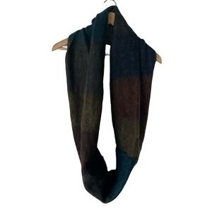 Terra Blue Brown Infinity Scarf Made In Ecuador